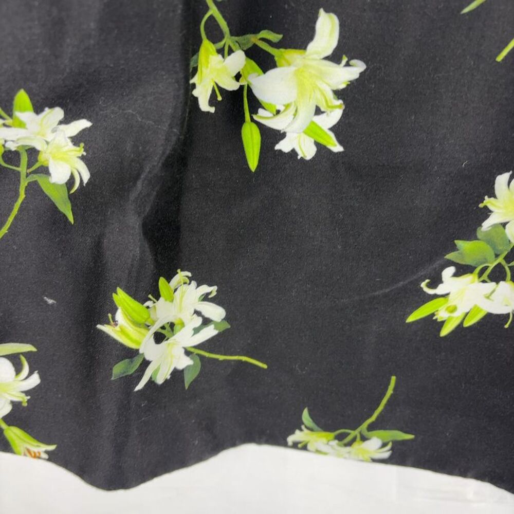 Shushu/Tong Shirt neck Patchwork Floral Mini Dress - Picture 4 of 7